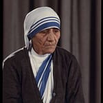 Portrait of Mother Teresa.
