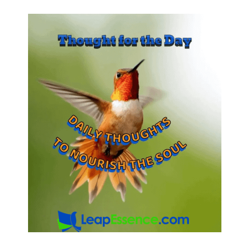 Leap essence thought for the day— daily thoughts